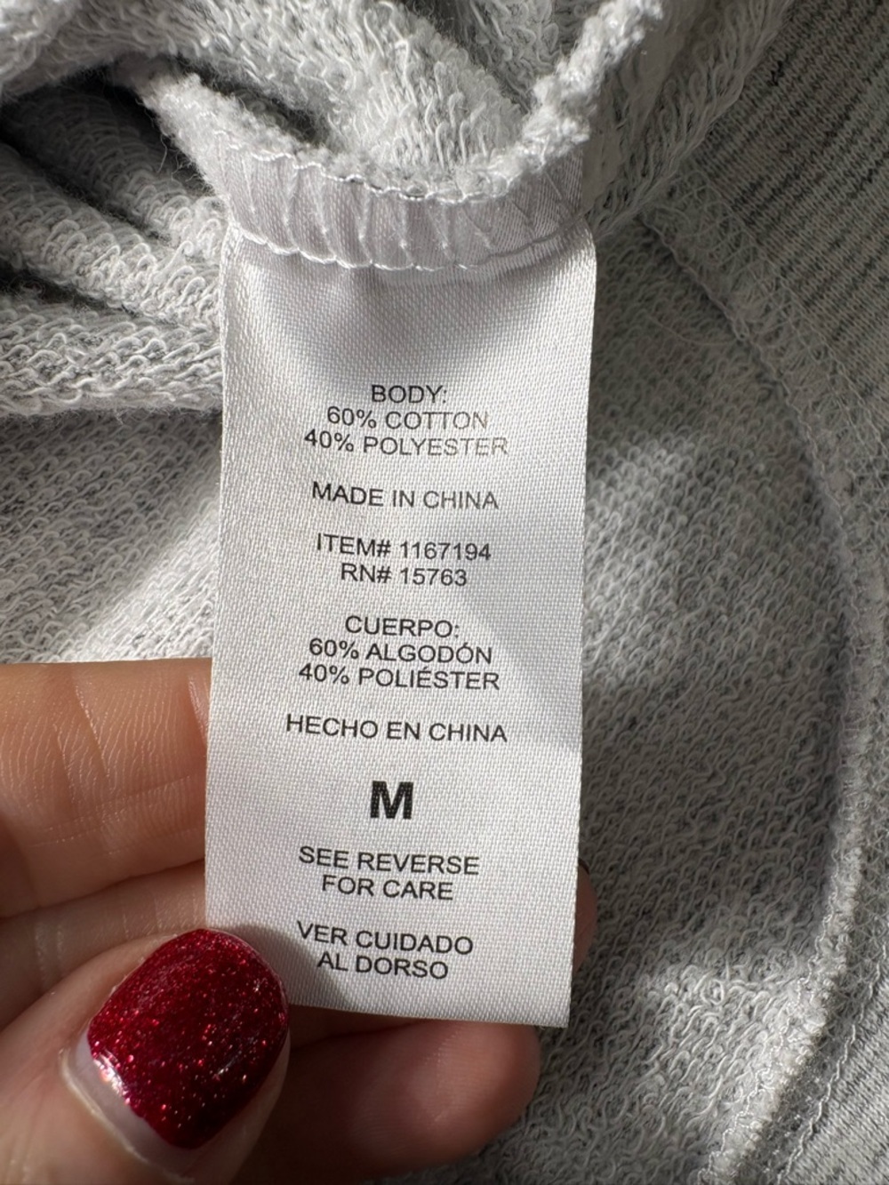 Champion Women's Light Gray Hooded Pullover Sweatshirt - Picture 7 of 9